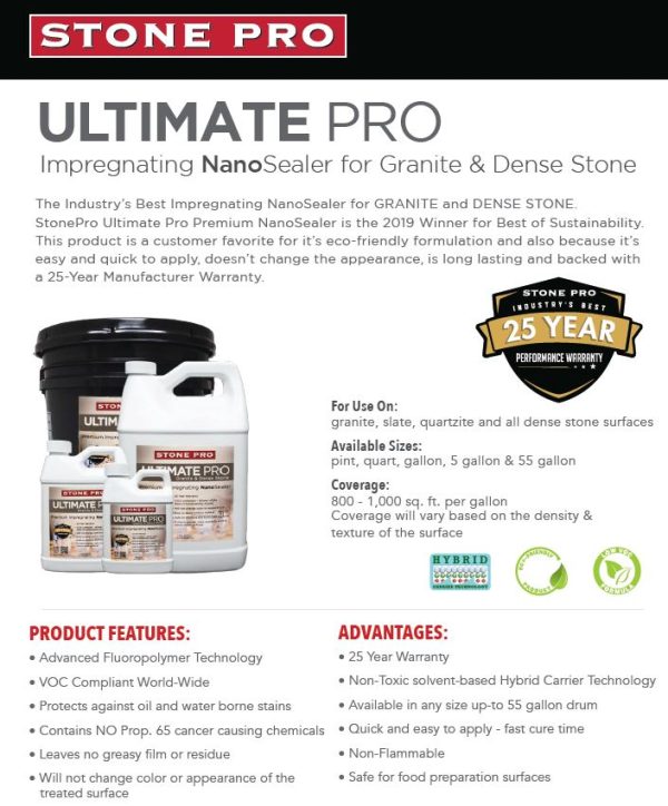 Ultimate PRO Premium Impregnating Nano Sealer 32oz. Discount