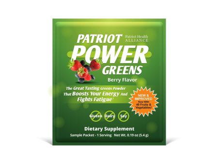 Patriot Power Greens Energy & Nutrition Powder Blend - 30 Travel Packets Online