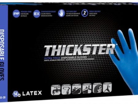 THICKSTER Blue Latex PF LARGE Glove For Discount