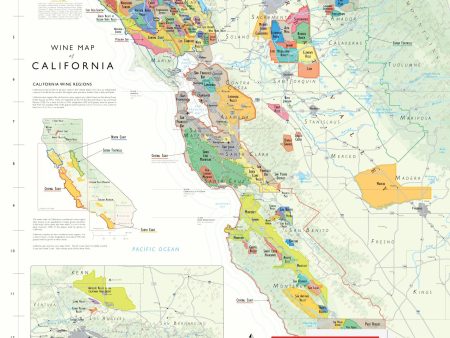 Wine Map of California - Digital Edition Online now