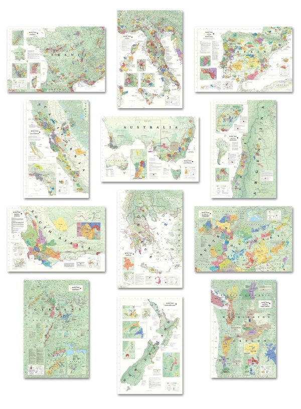 Wine Maps of the World Sale