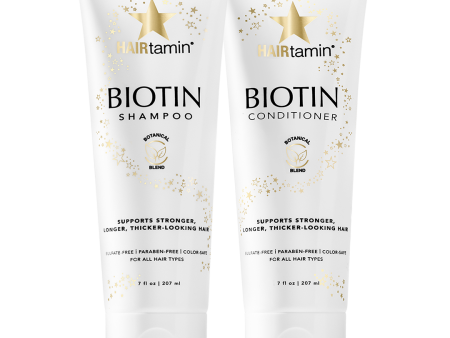 Biotin & Botanicals Shampoo & Conditioner - 1 Set on Sale