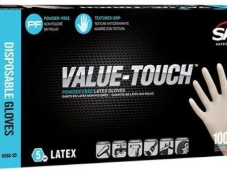 Value-Touch Large PF Latex Glove 5 mil 100 box Hot on Sale