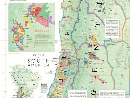 Wine Map of South America For Cheap