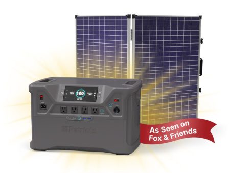 Patriot Power Solar Generator 2000X & Solar Panel on Sale