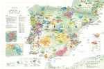 Wine Map of Spain & Portugal - Bookshelf Edition Online Hot Sale