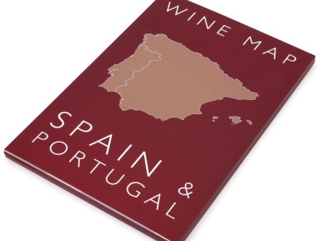 Wine Map of Spain & Portugal - Bookshelf Edition Online Hot Sale