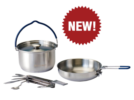 Campfire Stainless Steel Cookware Kit For Cheap