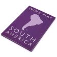 Wine Map of South America - Bookshelf Edition on Sale