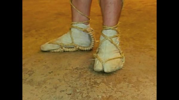 Traditional Japanese Straw Sandals, Waraji Hot on Sale