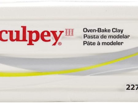 Sculpey Oven Bake Clay III-White on Sale