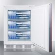 Summit VT65MBIIF Built-In Medical All-Freezer Capable Of -25 C Operation; Door Accepts Full Overlay Panels Hot on Sale