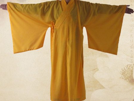 Unisex Zen Buddhist Robe, Lay Monk, Meditation Gown, Monk Training Uniform Online Sale