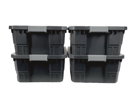 Large 10-Gallon Stackable Storage Totes Online now