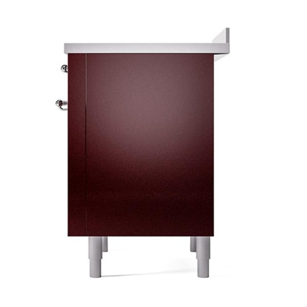 Ilve UNI366QNMPBUC Ilve Uni366Qnmpbuc Nostalgie Ii Noblesse 36  Induction Range (Solid Door, Burgundy, Chrome) Cheap