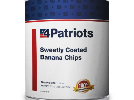 Sweetly Coated Banana Chips #10 Can Online now