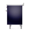 Ilve UNI366QNMPMBP Ilve Uni366Qnmpmbp Nostalgie Ii Noblesse 36  Induction Range (Solid Door, Midnight Blue, Copper) Online Sale