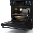 Thor Kitchen RSG30BBLU 30 Inch Professional Gas Range With Tilt Panel Touch Control In Matte Black Blue Gordon Ramsay Series - Rsg30B-Blu Hot on Sale