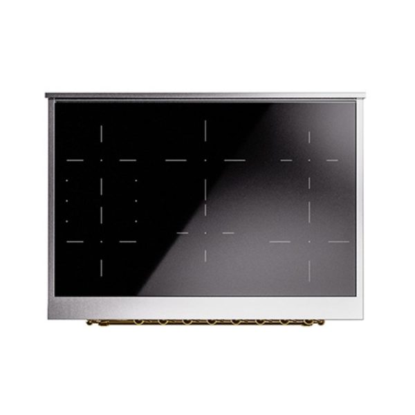 Ilve UNI366QNMPRAG Ilve Uni366Qnmprag Nostalgie Ii Noblesse 36  Induction Range (Solid Door, Ral, Brass) Online Sale