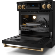 Thor Kitchen RSE30BBRZ 30 Inch Professional Electric Range With Tilt Panel Touch Control In Black Bronze Gordon Ramsay Series - Rse30B-Brz on Sale