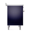 Ilve UNI366QNMPMBP Ilve Uni366Qnmpmbp Nostalgie Ii Noblesse 36  Induction Range (Solid Door, Midnight Blue, Copper) Online Sale