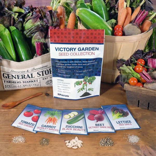 Victory Garden Non-GMO Heirloom 9,000 Seed Vault Discount