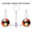 The Furious Five Kung Fu Panda keychains Raccoon Master styles of Chinese martial arts key holder  Animated Movie jewelry For Discount