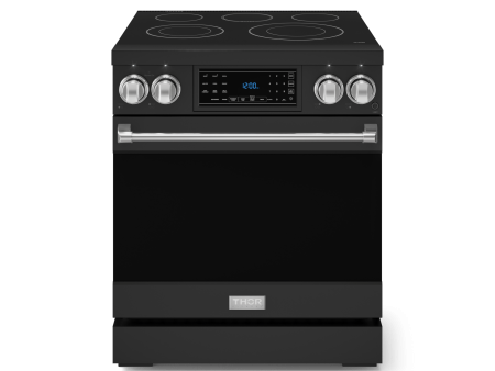 Thor Kitchen RSE30BSS 30 Inch Professional Electric Range With Tilt Panel Touch Control In Black Stainless Steel Gordon Ramsay Series - Rse30B-Ss Online