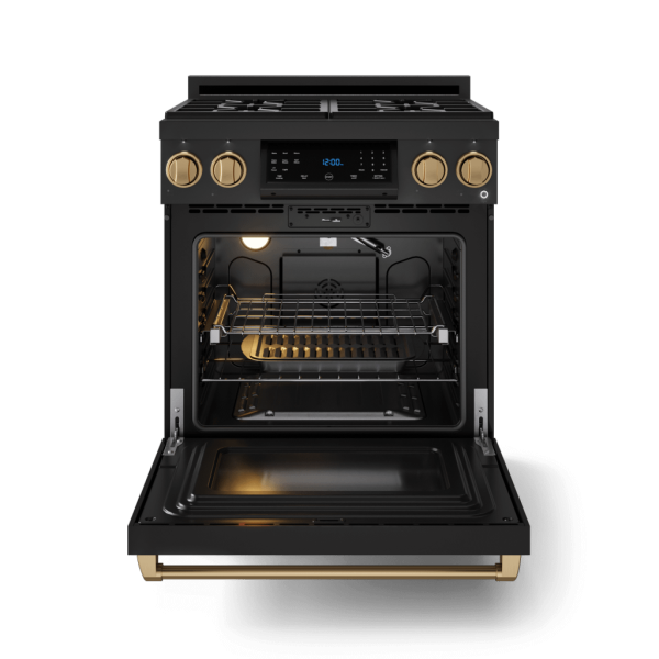 Thor Kitchen RSG30BBRZ 30 Inch Professional Gas Range With Tilt Panel Touch Control In Matte Black Bronze Gordon Ramsay Series - Rsg30B-Brz Sale