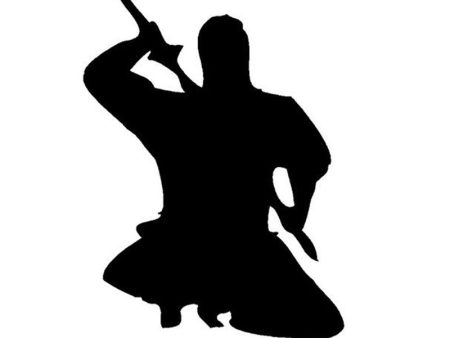 10x13.5CM Ninja Assassin Confrontation Car Sticker Decals Cartoon Martial Arts Enthusiasts Body Decoration Car Sticker Hot on Sale