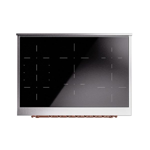 Ilve UNI366QNMPRAP Ilve Uni366Qnmprap Nostalgie Ii Noblesse 36  Induction Range (Solid Door, Ral, Copper) Hot on Sale