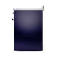 Ilve UNI304QNMPMBC Ilve Uni304Qnmpmbc Nostalgie Ii Noblesse 30  Induction Range (Solid Door, Midnight Blue, Chrome) Online now