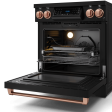 Thor Kitchen RSE30BRSG 30 Inch Professional Electric Range With Tilt Panel Touch Control In Black Rose Gold Gordon Ramsay Series - Rse30B-Rsg on Sale