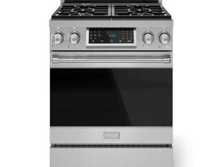 Thor Kitchen RSG30 30 Inch Professional Gas Range With Tilt Panel Touch Control In Stainless Steel Gordon Ramsay Series - Rsg30 For Discount