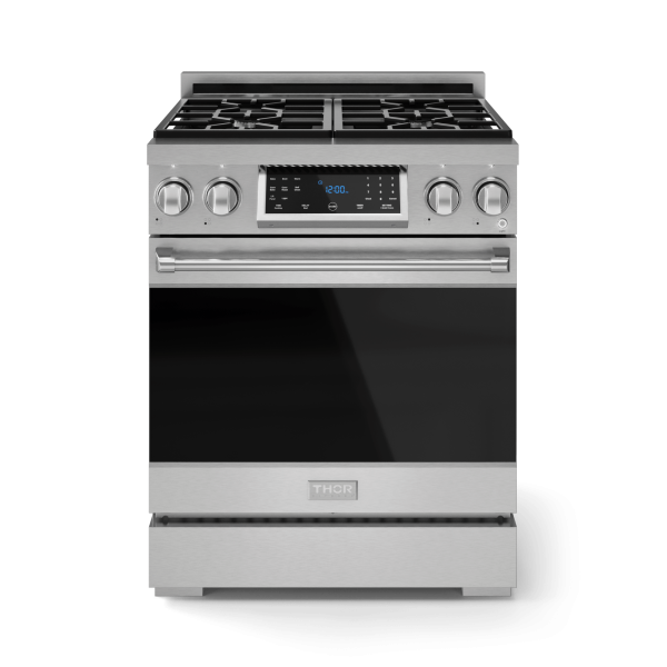 Thor Kitchen RSG30 30 Inch Professional Gas Range With Tilt Panel Touch Control In Stainless Steel Gordon Ramsay Series - Rsg30 For Discount