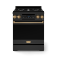 Thor Kitchen RSG30BBRZ 30 Inch Professional Gas Range With Tilt Panel Touch Control In Matte Black Bronze Gordon Ramsay Series - Rsg30B-Brz Sale