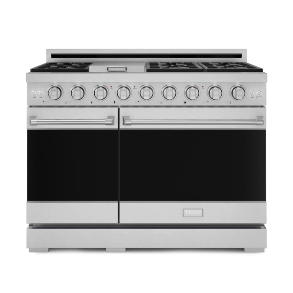 Thor Kitchen RSG48ELP 48 Inch Professional Lp Range With Pro-Style Knobs In Stainless Steel Gordon Ramsay Series - Rsg48Elp Supply