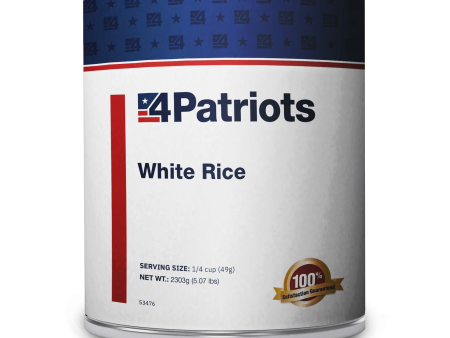 White Rice #10 Can Hot on Sale