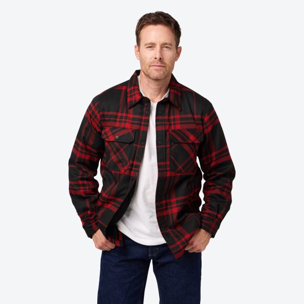 Heated Flannel Jacket Men s Fashion