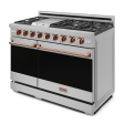 Thor Kitchen RSG48ERSG 48 Inch Professional Gas Range With Pro-Style Knobs In Stainless Steel Rose Gold Gordon Ramsay Series - Rsg48E-Rsg Online now