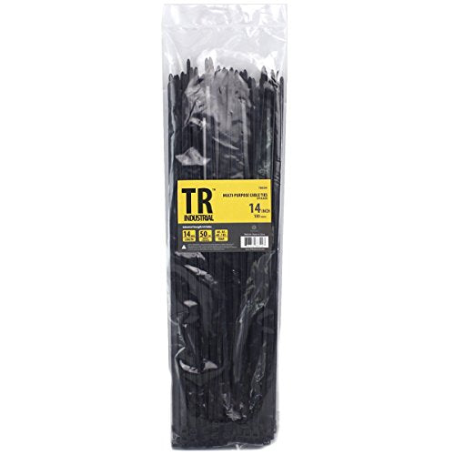 TR Industrial TR88304 Multi-Purpose Cable Ties (100 Piece), 14 , Black For Cheap