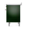 Ilve UNI366QNMPEGP Ilve Uni366Qnmpegp Nostalgie Ii Noblesse 36  Induction Range (Solid Door, Emerald Green, Copper) Online Hot Sale