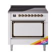 Ilve UNI366QNMPRAB Ilve Uni366Qnmprab Nostalgie Ii Noblesse 36  Induction Range (Solid Door, Ral, Burnished) Discount