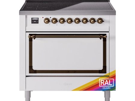 Ilve UNI366QNMPRAB Ilve Uni366Qnmprab Nostalgie Ii Noblesse 36  Induction Range (Solid Door, Ral, Burnished) Discount