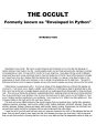 The Occult (Enveloped in Python) - Jason Steeves Discount