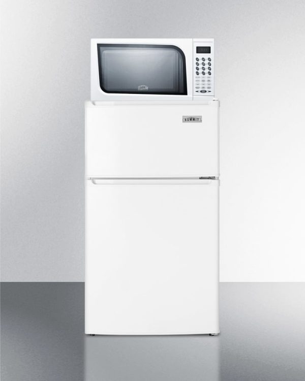 Summit MRF351W Microwave Refrigerator-Freezer Combination Online Sale